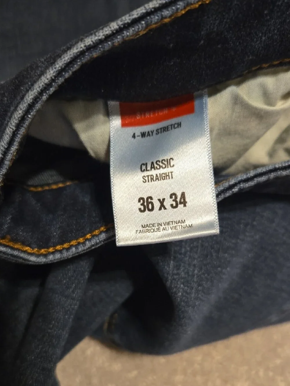 Express Skinny Jeans in Dark Blue Denim